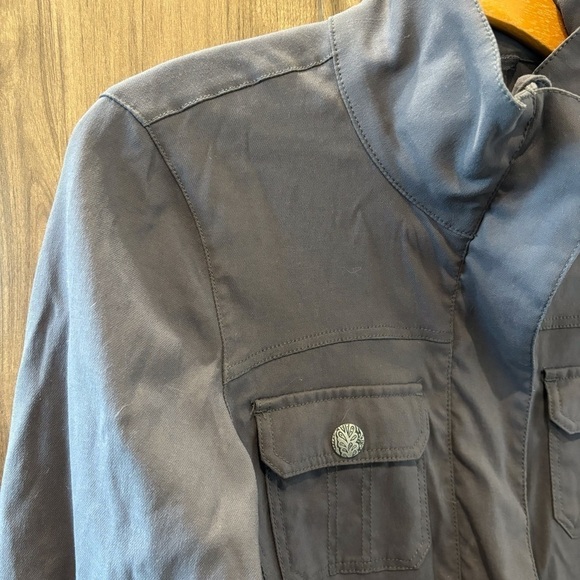 Prana Halle Utility Jacket XS Waist Cinch Gray - Picture 5 of 13